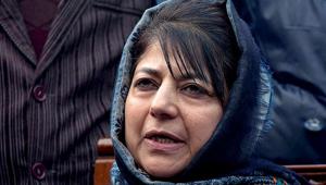 File photo of Jammu and Kashmir chief minister Mehbooba Mufti.(AP Photo) File photo of Jammu and Kashmir chief minister Mehbooba Mufti.(AP Photo)