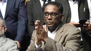 Supreme Court judge Justice Jasti Chelameswar(Arvind Yadav/HT File Photo) Supreme Court judge Justice Jasti Chelameswar(Arvind Yadav/HT File Photo)