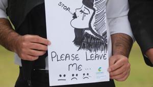 Law students hold placards during a protest calling for justice in the rape and murder case of an eight-year-old girl in Kathua, at Srinagar.(HT File Photo) Law students hold placards during a protest calling for justice in the rape and murder case of an eight-year-old girl in Kathua, at Srinagar.(HT File Photo)