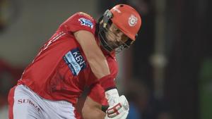 Kings XI Punjab cricketer Yuvraj Singh has been a pale shadow of himself in IPL 2018.(AFP) Kings XI Punjab cricketer Yuvraj Singh has been a pale shadow of himself in IPL 2018.(AFP)
