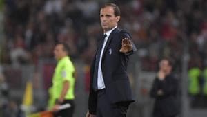 Massimiliano Allegri on Friday said that it was “highly likely” that he would remain with Juventus next season.(AFP) Massimiliano Allegri on Friday said that it was “highly likely” that he would remain with Juventus next season.(AFP)