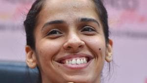 Indian badminton ace Saina Nehwal will lead the charge at the Uber Cup in Bangkok.(PTI) Indian badminton ace Saina Nehwal will lead the charge at the Uber Cup in Bangkok.(PTI)