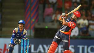 Rishabh Pant slammed his eighth fifty in the Indian Premier League as Delhi Daredevils looked to upstage Mumbai Indians in their last league game of the 2018 edition of the tournament.(PTI) Rishabh Pant slammed his eighth fifty in the Indian Premier League as Delhi Daredevils looked to upstage Mumbai Indians in their last league game of the 2018 edition of the tournament.(PTI)