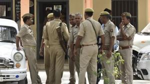 Nine districts in western Uttar Pradesh account for 70% of the 49 encounter deaths that have taken place across the state since BJP came to power.(Virendra Singh Gosain/HT File Photo) Nine districts in western Uttar Pradesh account for 70% of the 49 encounter deaths that have taken place across the state since BJP came to power.(Virendra Singh Gosain/HT File Photo)
