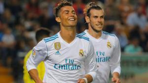 Cristiano Ronaldo (L) and Gareth Bale were both on target in Real Madrid’s 2-2 draw vs Villarreal on Saturday.(REUTERS) Cristiano Ronaldo (L) and Gareth Bale were both on target in Real Madrid’s 2-2 draw vs Villarreal on Saturday.(REUTERS)