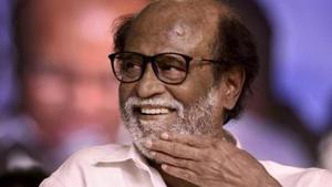 Tamil actor Rajinikanth gestures at an event where he unveiled a statue of former Tamil Nadu Chief Minister MG Ramachandran at Dr MGR Educational and Research Institute in Chennai.(PTI File Photo) Tamil actor Rajinikanth gestures at an event where he unveiled a statue of former Tamil Nadu Chief Minister MG Ramachandran at Dr MGR Educational and Research Institute in Chennai.(PTI File Photo)