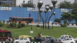 The eight stainless steel installations will be replaced by a water fountain.(Sanjeev Verma/HT File Photo) The eight stainless steel installations will be replaced by a water fountain.(Sanjeev Verma/HT File Photo)