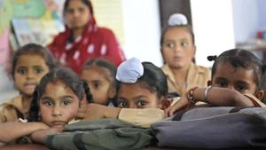 The percentage of students who took English test rose from 21.57 to 62.48.(HT File/Representative image) The percentage of students who took English test rose from 21.57 to 62.48.(HT File/Representative image)