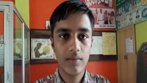 Kartik, a student of Nav Durga Senior Secondary School in Jind, said he studied six hours every day before the exams. The Jind resident scored 99.6% marks to top the Haryana Board Class 10 board examination. Kartik, a student of Nav Durga Senior Secondary School in Jind, said he studied six hours every day before the exams. The Jind resident scored 99.6% marks to top the Haryana Board Class 10 board examination.