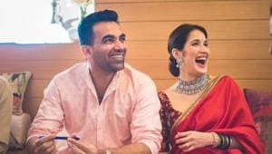 Sagarika Ghatge and Zaheer Khan got married in November last year. Sagarika Ghatge and Zaheer Khan got married in November last year.