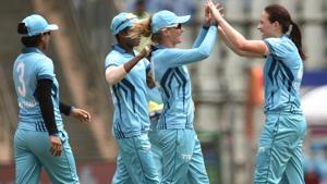 Supernovas defeated Trailblazers in the IPL 2018 women’s one-off T20 cricket match in Mumbai on Tuesday.(PTI) Supernovas defeated Trailblazers in the IPL 2018 women’s one-off T20 cricket match in Mumbai on Tuesday.(PTI)