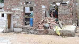 One of the flagship schemes of the NDA government launched in June 2015 modifying the Indira Awaas Yojana, PMAY intends to provide houses to all by 2022.(HT File Photo) One of the flagship schemes of the NDA government launched in June 2015 modifying the Indira Awaas Yojana, PMAY intends to provide houses to all by 2022.(HT File Photo)