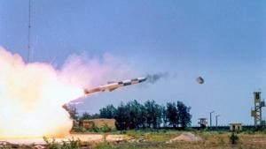 BrahMos supersonic cruise missile is successfully test fired as part of service life extension program, from the Integrated Test Range (ITR), in Balasore on Monday.(PTI File Photo) BrahMos supersonic cruise missile is successfully test fired as part of service life extension program, from the Integrated Test Range (ITR), in Balasore on Monday.(PTI File Photo)