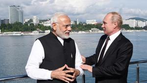 Prime Minister Narendra Modi with Russian President Vladimir Putin, Sochi, Russia, May 21(PTI) Prime Minister Narendra Modi with Russian President Vladimir Putin, Sochi, Russia, May 21(PTI)