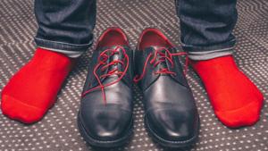 Socks style guide: If you are not well-versed with the art of wearing socks, classic black dress socks paired with a smart tuxedo and formal or brogue shoes will make you look classy and elegant.(Shutterstock) Socks style guide: If you are not well-versed with the art of wearing socks, classic black dress socks paired with a smart tuxedo and formal or brogue shoes will make you look classy and elegant.(Shutterstock)