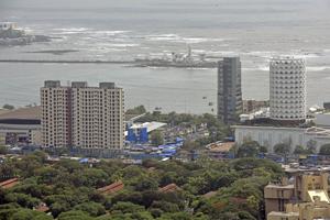 An aerial view of Mumbai from a high rise building in Lower Parel.(HT Photo) An aerial view of Mumbai from a high rise building in Lower Parel.(HT Photo)