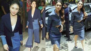 Kareena Kapoor Khan’s latest head-to-toe denim looks will blow your mind and stick with you for days. (Instagram) Kareena Kapoor Khan’s latest head-to-toe denim looks will blow your mind and stick with you for days. (Instagram)