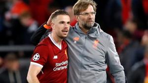 Jordan Henderson praised Jurgen Klopp for motivating Liverpool en route to the UEFA Champions League final.(REUTERS) Jordan Henderson praised Jurgen Klopp for motivating Liverpool en route to the UEFA Champions League final.(REUTERS)