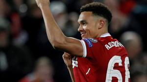 Liverpool's Trent Alexander-Arnold has been called up by England after what has been a remarkable debut season.(REUTERS) Liverpool's Trent Alexander-Arnold has been called up by England after what has been a remarkable debut season.(REUTERS)