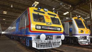The first AC local train in Mumbai has received a positive feedback from commuters.(HT File) The first AC local train in Mumbai has received a positive feedback from commuters.(HT File)