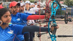 Indian archers won a silver and a bronze at the at World Cup in Turkey on Friday.(World Archery/Twitter) Indian archers won a silver and a bronze at the at World Cup in Turkey on Friday.(World Archery/Twitter)