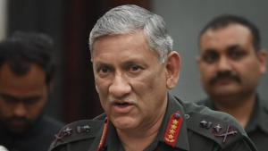 Army chief General Bipin Rawat was in south Kashmir's Pahalgham to review the situation with formation commanders after the unilateral ceasefire announced by the Centre.(PTI File Photo) Army chief General Bipin Rawat was in south Kashmir's Pahalgham to review the situation with formation commanders after the unilateral ceasefire announced by the Centre.(PTI File Photo)