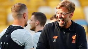 Jurgen Klopp reacts ahead of Liverpool’s UEFA Champions League final against Real Madrid.(REUTERS) Jurgen Klopp reacts ahead of Liverpool’s UEFA Champions League final against Real Madrid.(REUTERS)