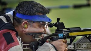 The national shooting meet has been shifted from Thiruvananthapuram and will now be held at the Karni Singh Shooting Ranges in Delhi.(PTI file photo of Gagan Narang - image only for representative purposes) The national shooting meet has been shifted from Thiruvananthapuram and will now be held at the Karni Singh Shooting Ranges in Delhi.(PTI file photo of Gagan Narang - image only for representative purposes)