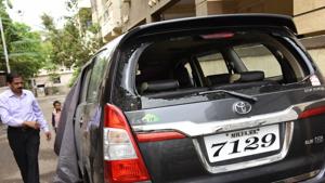 The most recent incident happened on Tuesday midnight when the three accused arrived in the area, on a motorbike, and started vandalising cars, two-wheelers and autorickshaws in the colony.(HT PHOTO) The most recent incident happened on Tuesday midnight when the three accused arrived in the area, on a motorbike, and started vandalising cars, two-wheelers and autorickshaws in the colony.(HT PHOTO)