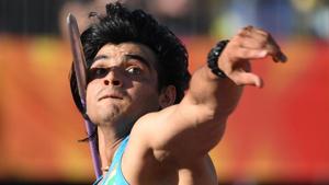 India's Neeraj Chopra failed to make his mark at the 2018 IAAF Diamond League in Eugene.(AFP) India's Neeraj Chopra failed to make his mark at the 2018 IAAF Diamond League in Eugene.(AFP)