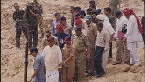 Atal Bihari Vajpayee, visited the underground Nuclear Explosion test sites at Pokhran in Rajasthan.(HT File Photo) Atal Bihari Vajpayee, visited the underground Nuclear Explosion test sites at Pokhran in Rajasthan.(HT File Photo)