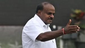 Karnataka chief minister HD Kumaraswamy said he is committed to farm loan waiver.(AP) Karnataka chief minister HD Kumaraswamy said he is committed to farm loan waiver.(AP)