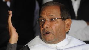 Rebel Janata Dal (United) leader and former party president Sharad Yadav addressing a press conference in Ranchi.(HT File Photo) Rebel Janata Dal (United) leader and former party president Sharad Yadav addressing a press conference in Ranchi.(HT File Photo)