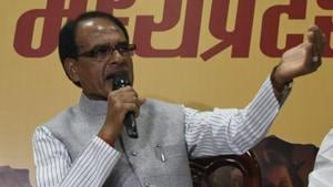 Madhya Pradesh chief minister Shivraj Singh Chouhan addressing a press conference in Bhopal.(Mujeeb Faruqui/HT File Photo) Madhya Pradesh chief minister Shivraj Singh Chouhan addressing a press conference in Bhopal.(Mujeeb Faruqui/HT File Photo)
