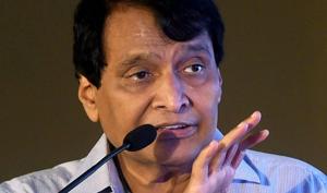Commerce and industry minister Suresh Prabhu during a banking summit in Mumbai.(PTI FILE) Commerce and industry minister Suresh Prabhu during a banking summit in Mumbai.(PTI FILE)