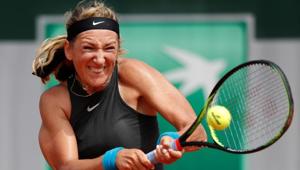Victoria Azarenka crashed out of French Open after losing to Katerina Siniakova on Monday.(REUTERS) Victoria Azarenka crashed out of French Open after losing to Katerina Siniakova on Monday.(REUTERS)