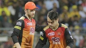 Sunrisers Hyderabad Kane Williamson, left, and Rashid Khan have been two of the best performers in IPL 2018.(AP) Sunrisers Hyderabad Kane Williamson, left, and Rashid Khan have been two of the best performers in IPL 2018.(AP)