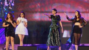 Star-cast of Veere Di Wedding at the music launch of the film. Star-cast of Veere Di Wedding at the music launch of the film.