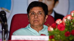 Kiran Bedi attend an event in Pune.(Sanket Wankhade/HT FILE PHOTO) Kiran Bedi attend an event in Pune.(Sanket Wankhade/HT FILE PHOTO)
