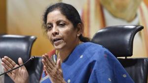 Defence minister Nirmala Sitharaman during the press conference (Representative Photo)(PTI) Defence minister Nirmala Sitharaman during the press conference (Representative Photo)(PTI)