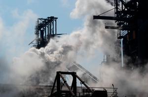 A building of the ArcelorMittal steel plant is seen in Ghent, Belgium.(REUTERS) A building of the ArcelorMittal steel plant is seen in Ghent, Belgium.(REUTERS)