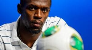 (Usain Bolt had earlier trained with Bundesliga club Borussia Dortmund.(AFP) (Usain Bolt had earlier trained with Bundesliga club Borussia Dortmund.(AFP)
