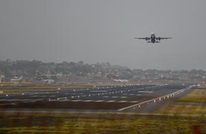 Flights taking off from the airport were facing a delay of 30 minutes since May 17.(/HT Photo) Flights taking off from the airport were facing a delay of 30 minutes since May 17.(/HT Photo)