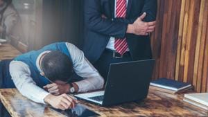 Dozing off at your office desk can prove hazardous for you.(Shutterstock) Dozing off at your office desk can prove hazardous for you.(Shutterstock)