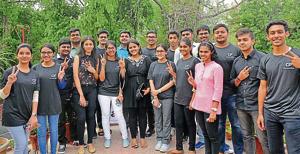 CLAT high scorers sporting a big smile after the results were declared on Thursday.(Deepak Gupta/HT Photo) CLAT high scorers sporting a big smile after the results were declared on Thursday.(Deepak Gupta/HT Photo)