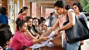 DU admission 2018: Currently, there are 12,168 undergraduate NCWEB seats up for grabs at 26 of its centres.(File photo)