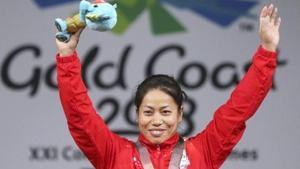Two-time Commonwealth Games champion weightlifter Sanjita Chanu on Thursday tested positive for a banned anabolic steroid and was provisionally suspended by the international federation.(Twitter) Two-time Commonwealth Games champion weightlifter Sanjita Chanu on Thursday tested positive for a banned anabolic steroid and was provisionally suspended by the international federation.(Twitter)