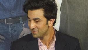 Ranbir Kapoor at the teaser launch of Sanjay Dutt's biopic Sanju in Mumbai on April 24.(IANS) Ranbir Kapoor at the teaser launch of Sanjay Dutt's biopic Sanju in Mumbai on April 24.(IANS)