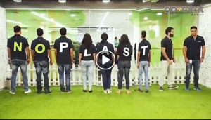A screen grab of the video that’s taken up as part of the #GiveUp challenge.