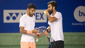 India’s men’s doubles pair of Yuki Bhambri (R) and Divij Sharan lost 5-7, 6-3 to second seeds Oliver Marach and Mate Pavic in the second round of the French Open on Friday.(Twitter) India’s men’s doubles pair of Yuki Bhambri (R) and Divij Sharan lost 5-7, 6-3 to second seeds Oliver Marach and Mate Pavic in the second round of the French Open on Friday.(Twitter)